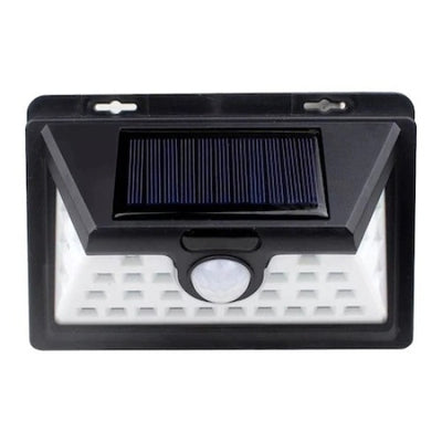 Lampa Solara FOXMAG24, Senzor de miscare, Waterproof, Acumulator 1200 mAh, Temperatura culoare 5500 k, Unghi iluminare 120°, Panou solar 0,55 W/5,5 V, Design Ergonomic, Negru