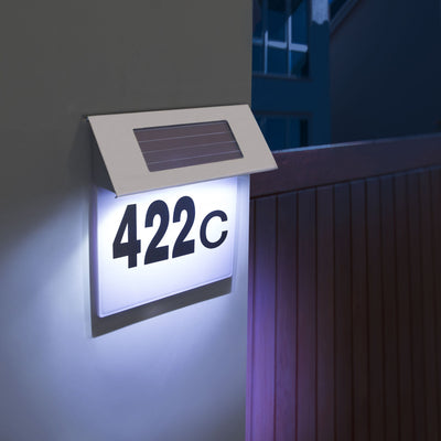 Lampa solara LED numar casa Garden of Eden, 12 lm, AA 1.2V