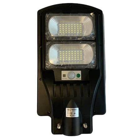 Lampa solara stradala 100W, 984 lm, 6400K, IP65, cu telecomanda si senzor miscare