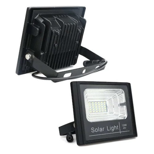Lampa Solara Stradala LED de Exterior FOXMAG24, Panou Solar Inclus, Putere 300 W, Telecomanda Wireless Inclusa, Waterproof, Temperatura Culoare 6500 K, Unghi iluminare 120 grade, IP 65, Design Modern, Negru