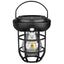 Lampa solara, tip felinar, cu agatatoare, putere 2W, cu 3 LED-uri, portabila, rezistenta la apa si intemperii, negru