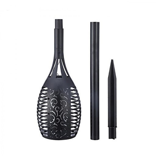 Lampa Solara tip Torta FOXMAG24®, Senzor, Lumina LED, Waterproof, Acumulator 2200 mAh, Flux 35 lm, Negru