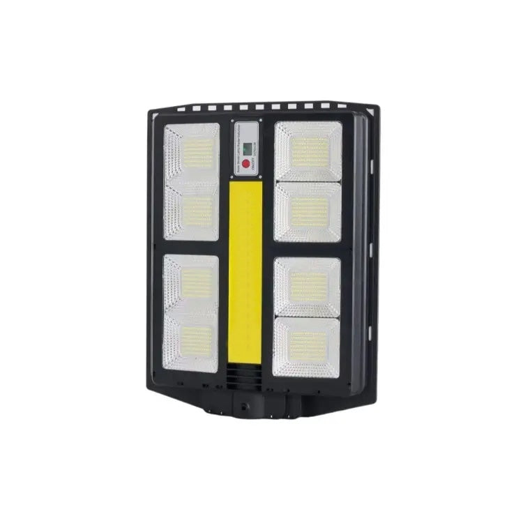 Lampa stradala, cu panou solar, putere 600W, cu brat suport pentru tija telescopica, impermeabil IP65, negru