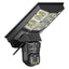 Lampa stradala solara fara fir, impermeabila, cu sfera, supraveghere de inalta definitie, cu telecomanda, camera WiFi, inteligent si interfon vocal bidirectional, negru