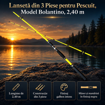 Lansetă pentru Pescuit, Model Bolantino Plus, 2,40 m