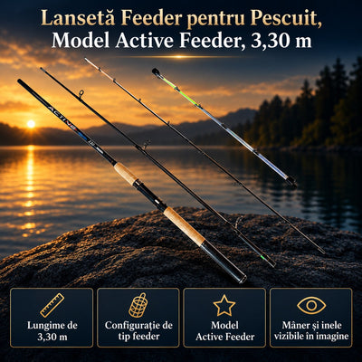Lansetă Feeder pentru Pescuit, Model Active Feeder, 3,30 m – imagine principală promoțională