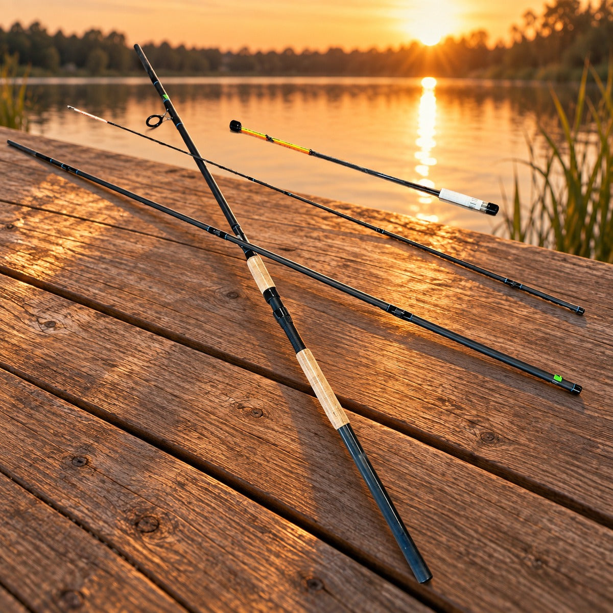 Lansetă Feeder pentru Pescuit, Model Dexter, 3,30 m, 150 g – imagine comercială în ambient