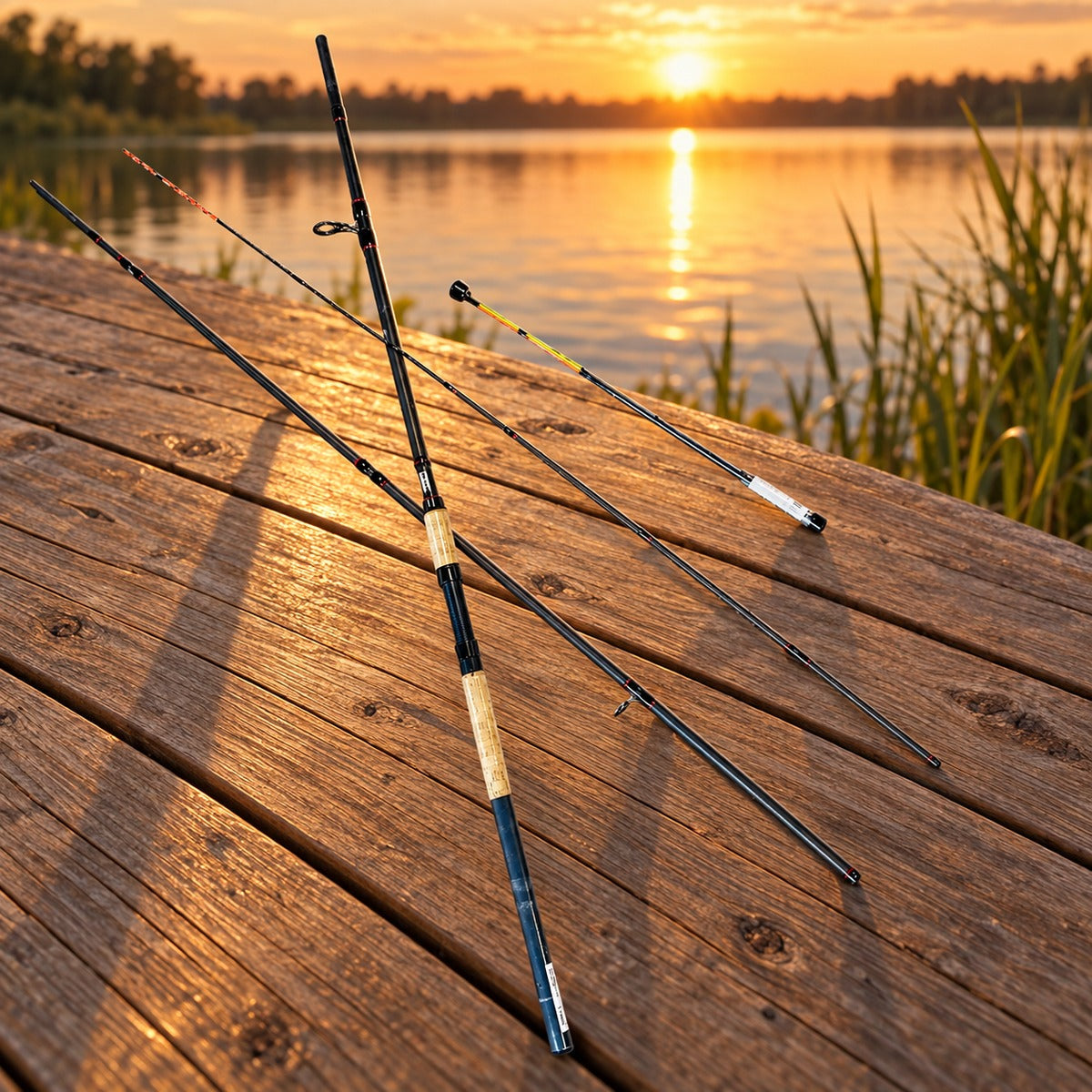 Lansetă Feeder pentru Pescuit, Model Dexter, 3,90 m, 120 g – imagine comercială în ambient