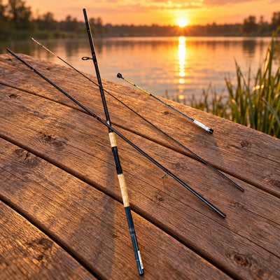 Lansetă Feeder pentru Pescuit, Model Dexter, 3,90 m, 150 g – imagine comercială în ambient