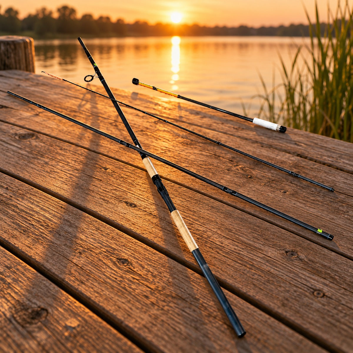 Lansetă Feeder pentru Pescuit, Model Dexter, 3,90 m, 180 g – imagine comercială în ambient
