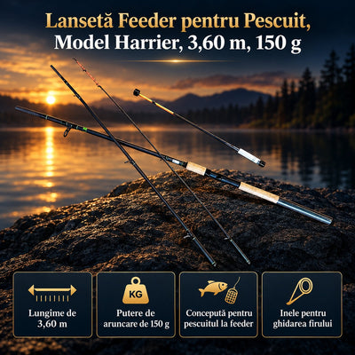 Lansetă Feeder pentru Pescuit, Model Harrier, 3,60 m, 150 g – imagine principală promoțională