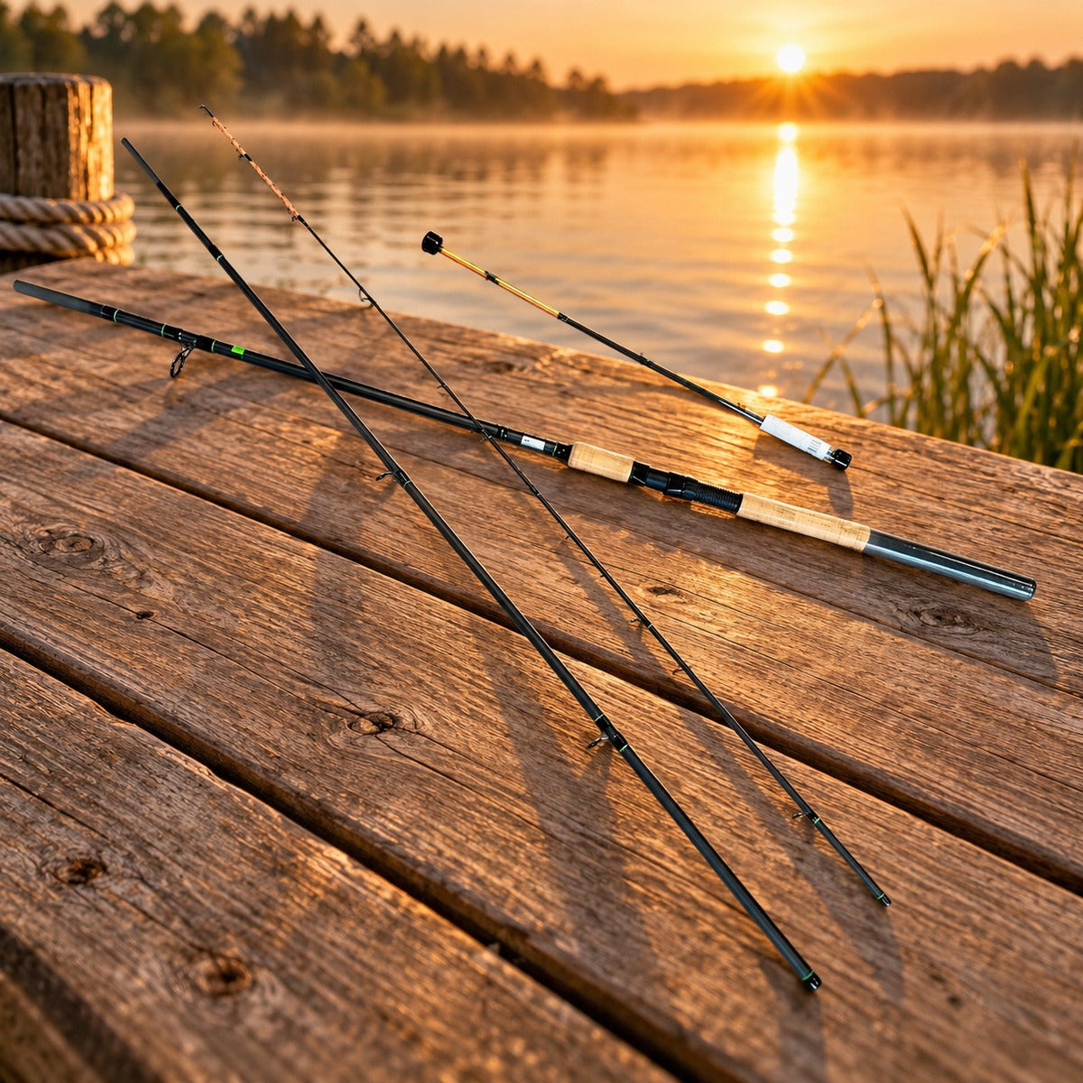 Lansetă Feeder pentru Pescuit, Model Harrier, 3,60 m, 150 g – imagine comercială în ambient