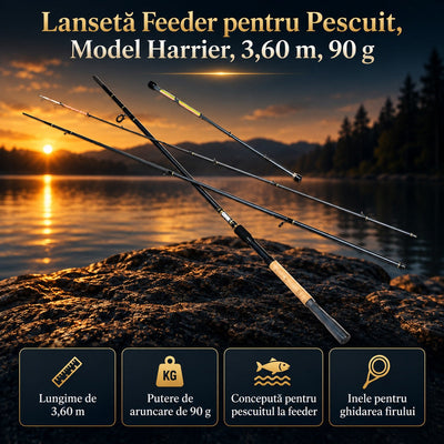Lansetă Feeder pentru Pescuit, Model Harrier, 3,60 m, 90 g – imagine principală promoțională