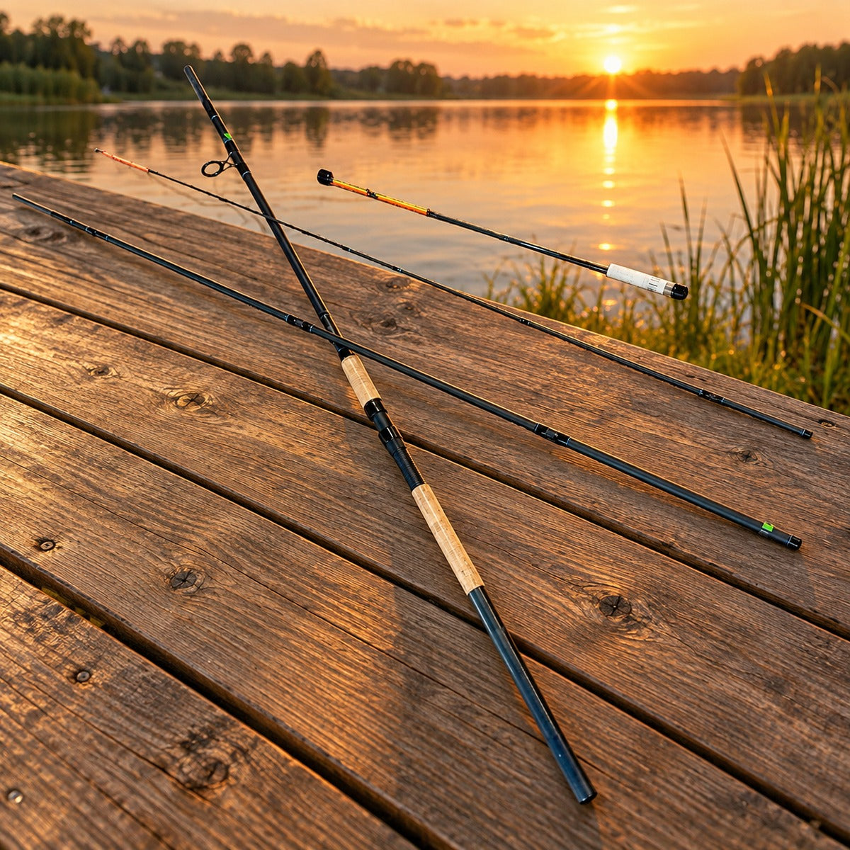 Lansetă Feeder pentru Pescuit, Model Harrier Feeder, 180 g, 3,60 m – imagine comercială în ambient