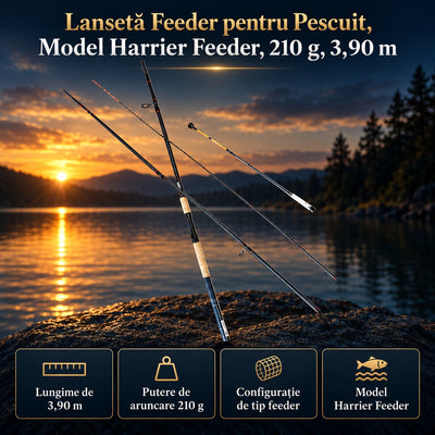 Lansetă Feeder pentru Pescuit, Model Harrier Feeder, 210 g, 3,90 m – imagine principală promoțională