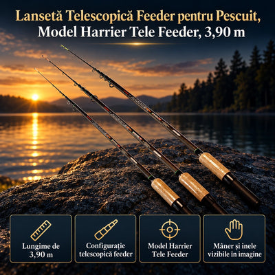 Lansetă Telescopică Feeder pentru Pescuit, Model Harrier Tele Feeder, 3,90 m – imagine principală promoțională