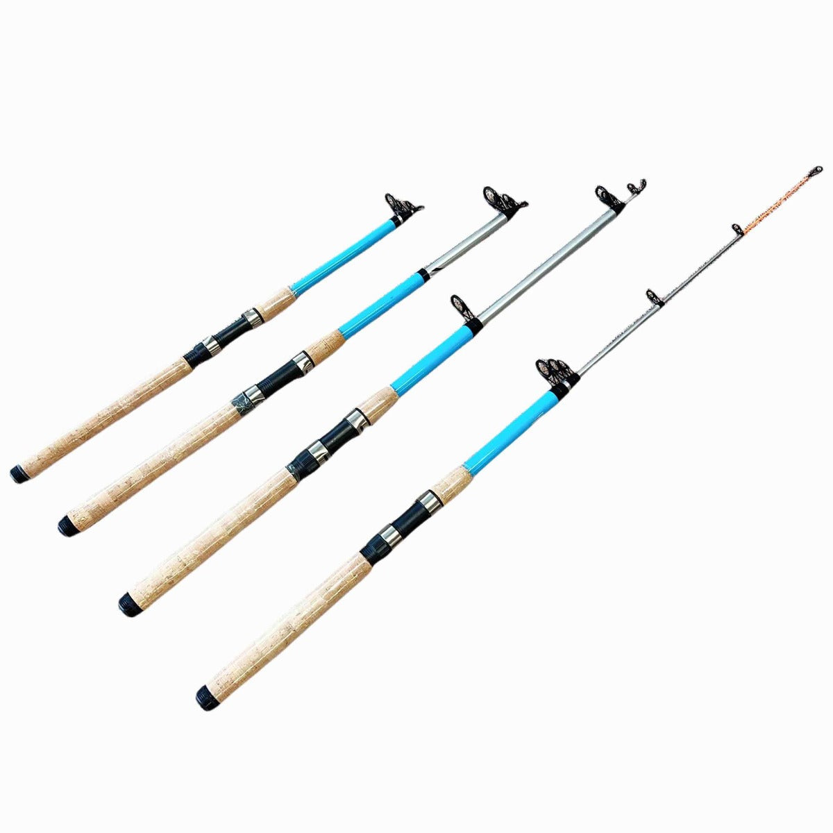 Lansetă Telescopică pentru Pescuit, Model Targa, 2,40 m – imagine originală de catalog