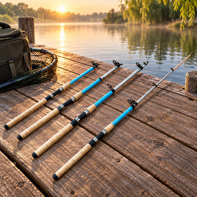 Lansetă Telescopică pentru Pescuit, Model Targa Telescopic, 2,70 m – imagine comercială în ambient