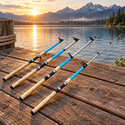 Lansetă Telescopică pentru Pescuit, Model Targa Telescopic, 3,90 m – imagine comercială în ambient