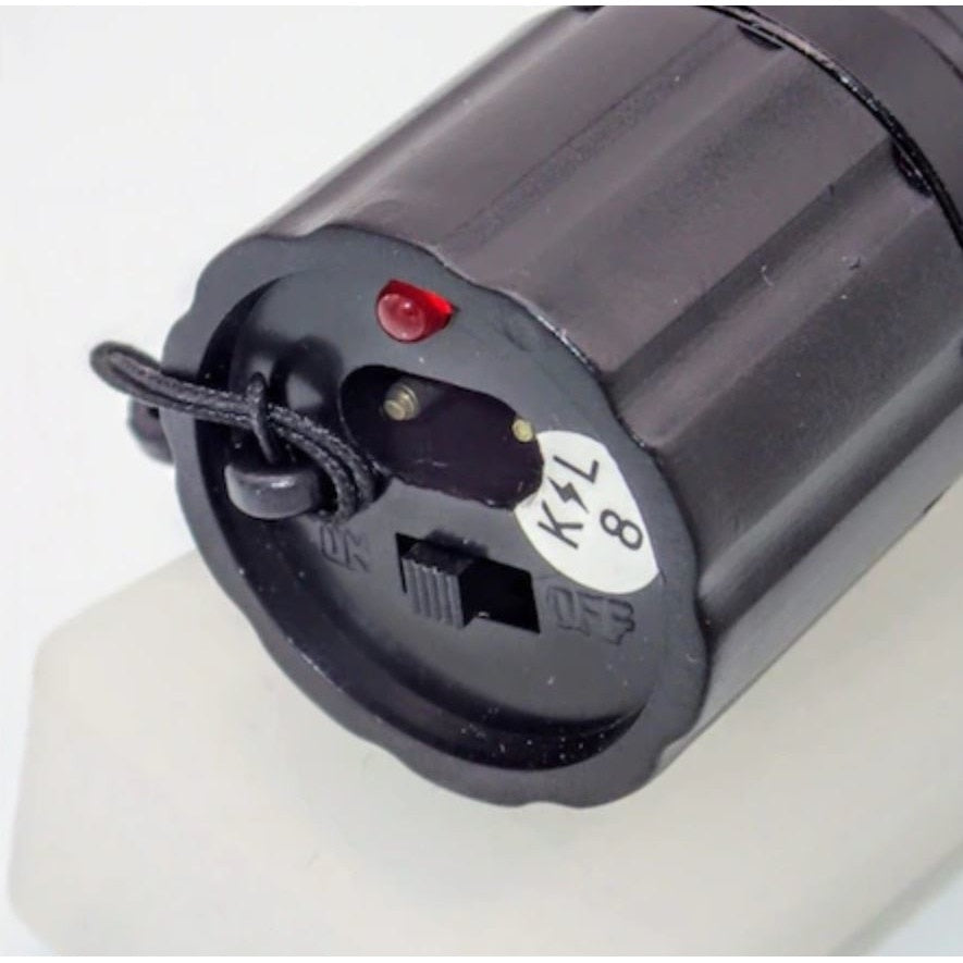 Lanterna cu Electrosoc si Laser FOXMAG24®, Carcasa din Aluminiu, Acumulator Incorporat, Negru