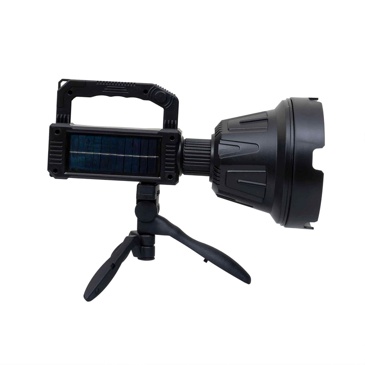 Lanterna cu incarcare solara, 6 moduri iluminat, USB si trepied, 30cm