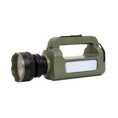 Lanterna de mana cu incarcare solara si USB, 6 moduri lumina variabila