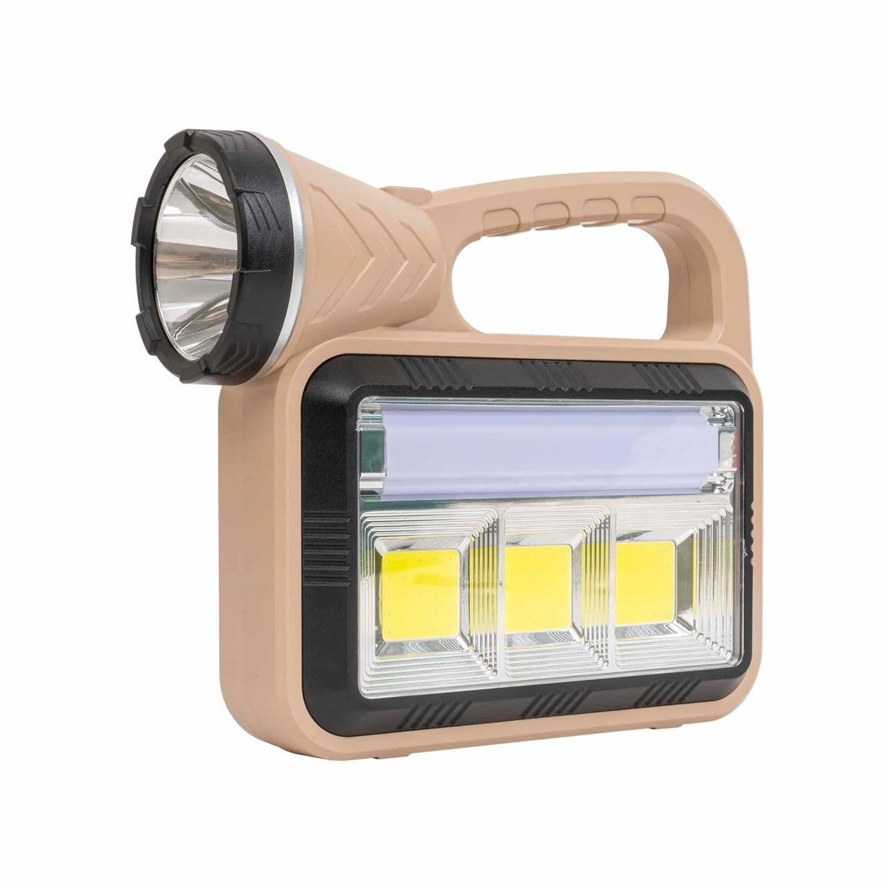 Lanterna de mana cu incarcare solara si USB, 8 moduri de iluminare