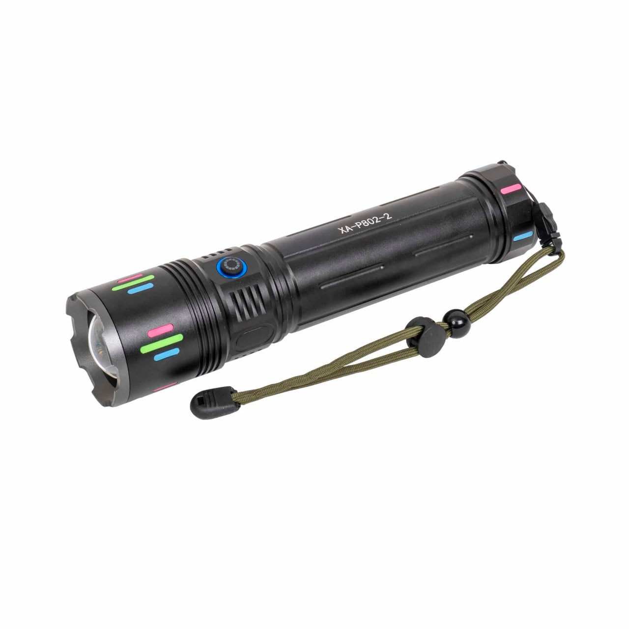 Lanterna de mana LED cu 3 moduri de intensitate si incarcare USB, 23 cm