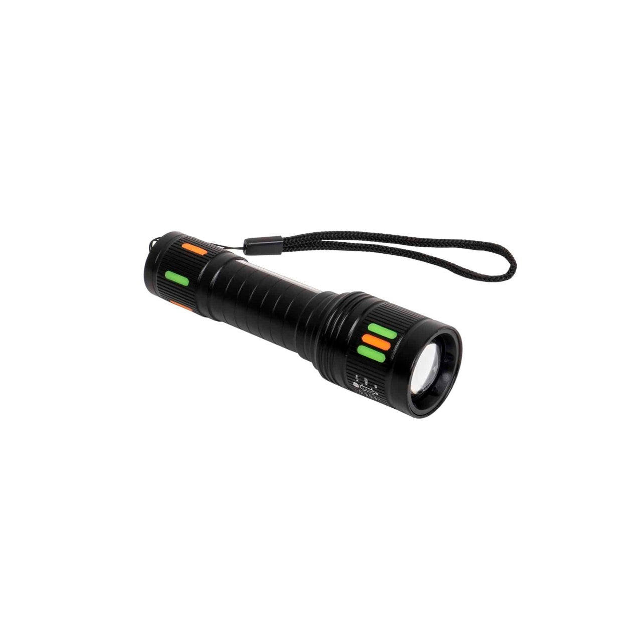 Lanterna de mana LED cu 4 moduri de intensitate si incarcare USB, 13 cm