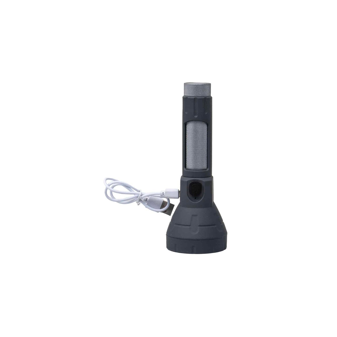 Lanterna de mana LED cu 5 moduri de iluminare si incarcare USB, 16 cm