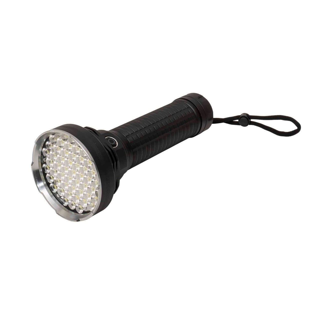 Lanterna de mana LED cu 5 moduri de intensitate si incarcare USB, 22 cm