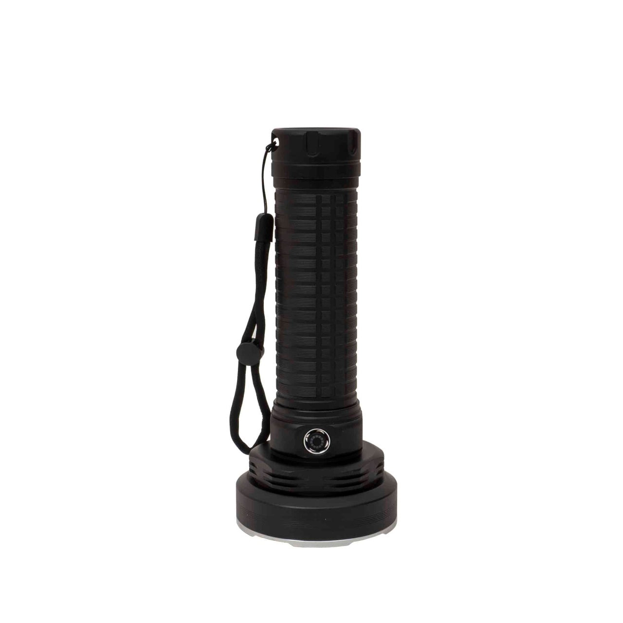 Lanterna de mana LED cu 5 moduri de intensitate si incarcare USB, 22 cm