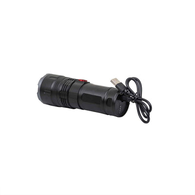 Lanterna de mana LED cu 5 moduri de intensitate si incarcare USB, lungime reglabila