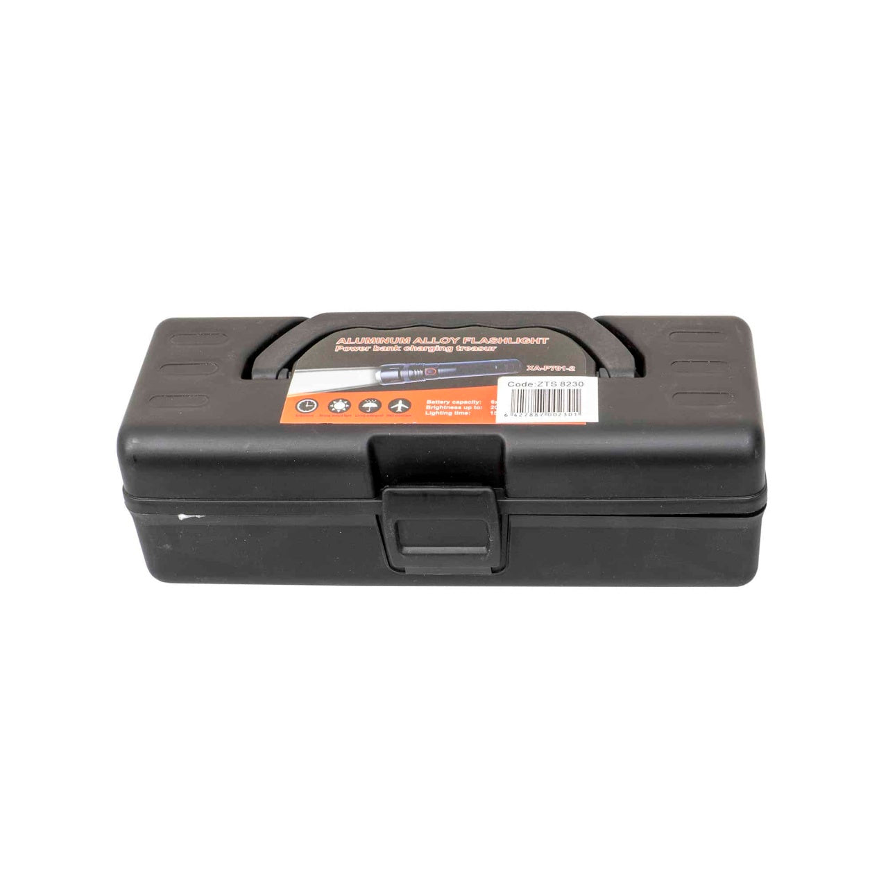 Lanterna de mana LED cu 5 moduri de intensitate si incarcare USB, dimensiuni 22x5.5 cm
