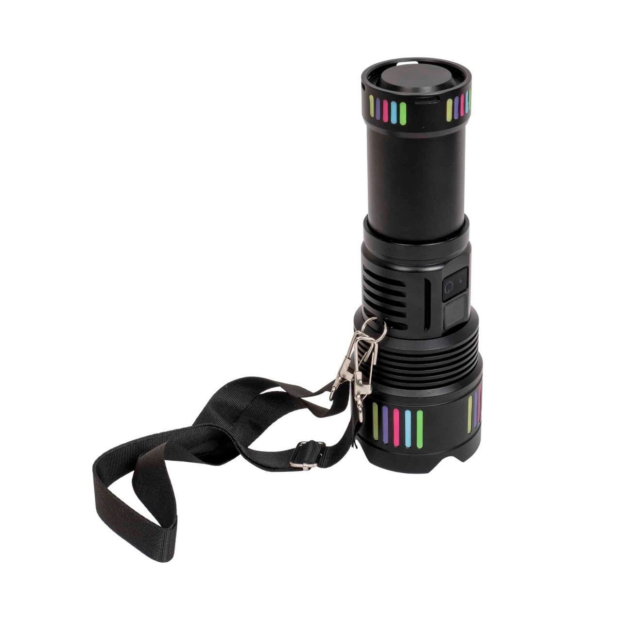 Lanterna de mana LED cu 5 moduri de lumina si incarcare USB, 21.5 cm