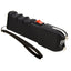 Lanterna electrosoc, acumulator inclus, husa material textil, buton ON/OFF, negru