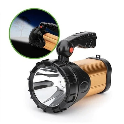Lanterna LED FOXMAG24, 20 W, Acumulator Reincarcabil, Port USB, Maner Antiaderent, Material Aluminiu, Durata lunga de Viata, Design Ergonomic