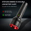 Lanterna LED multifunctionala, reincarcabila USB, din aliaj de aluminiu, 4 moduri de iluminare, functia de zoom si power bank, negru