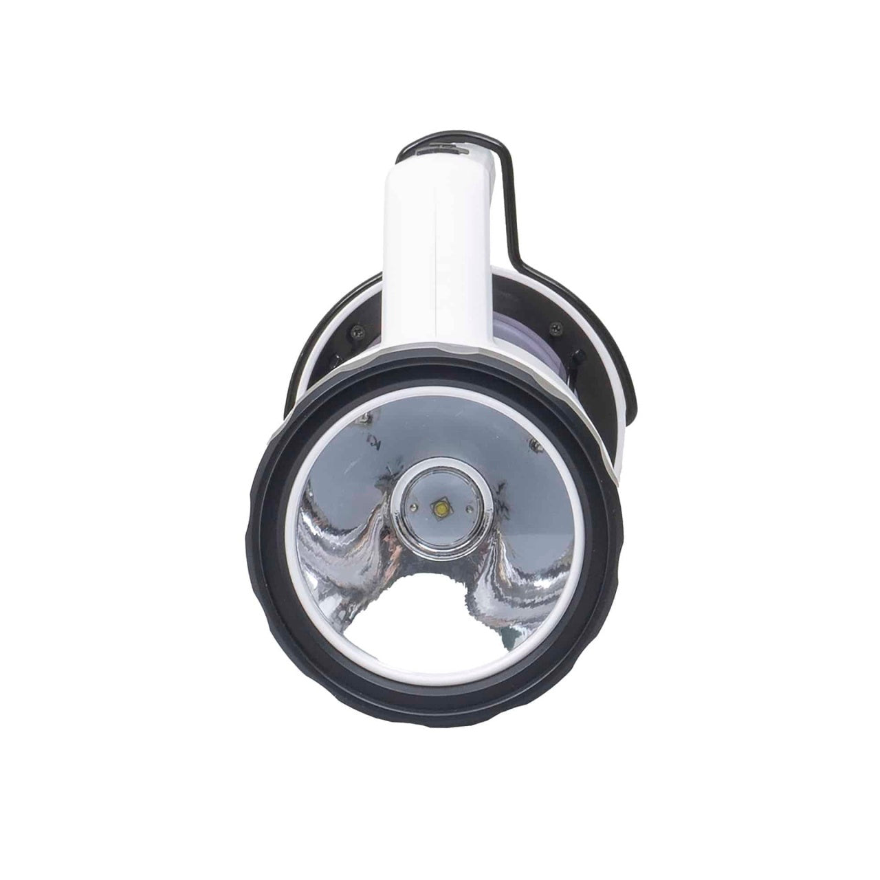 Lanterna si felinar 2 in 1 cu 6 tipuri de lumina si incarcare USB, alb
