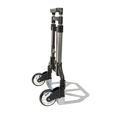 Liza multifunctionala extensibila cu 2 roti, capacitate 75 kg, manere reglabile
