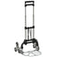 Liza multifunctionala extensibila, pentru carat bagaje si greutati, maxim kg 75, cu 6 roti, din metal, inaltime 63-100 cm, argintiu/negru
