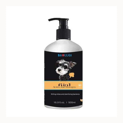 Șampon pentru Câini BAOLUQI, Curățare Intensă și Igienizare, 500 ml, Flacon Negru / Portocaliu