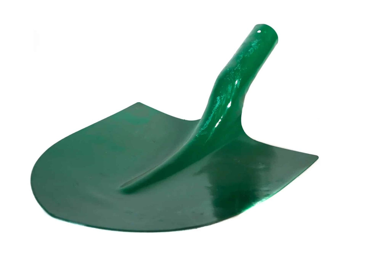 Lopata rotunda verde pentru gradinarit, lama rezistenta si ergonomica