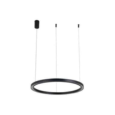 Lustra LED 36W, 4000K, negru, model suspendat, flux 2100lm, 120 cm inaltime