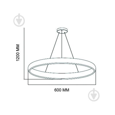 Lustra LED 48W, 4000K, model suspensie, culoare auriu modern
