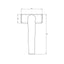 Maner ferestre DK V. alb, model 22T70/Q7