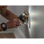 Manusa LED multifunctionala, elastica, rezistenta la apa, reglabila, pentru atelier, pescuit, uz casnic, camping, lucrul cu plante, negru