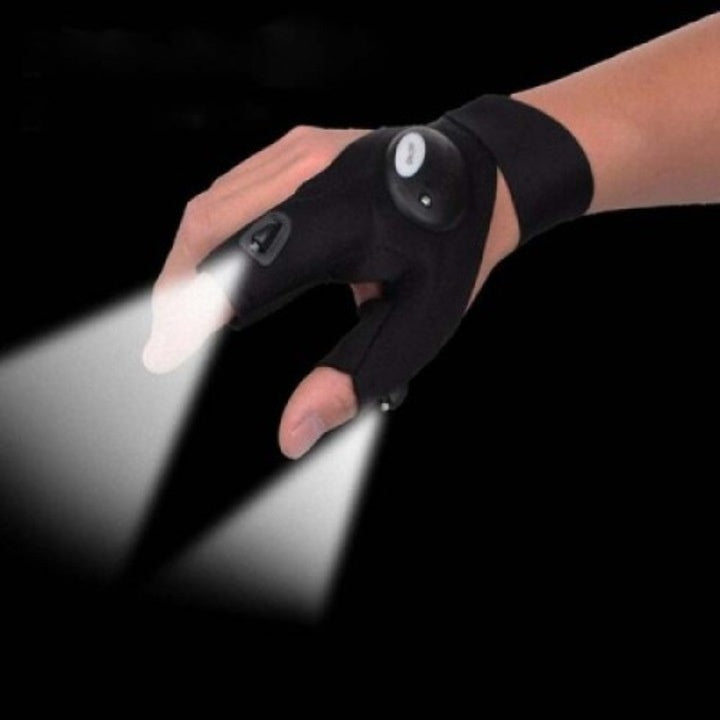 Manusa LED multifunctionala, elastica, rezistenta la apa, reglabila, pentru atelier, pescuit, uz casnic, camping, lucrul cu plante, negru