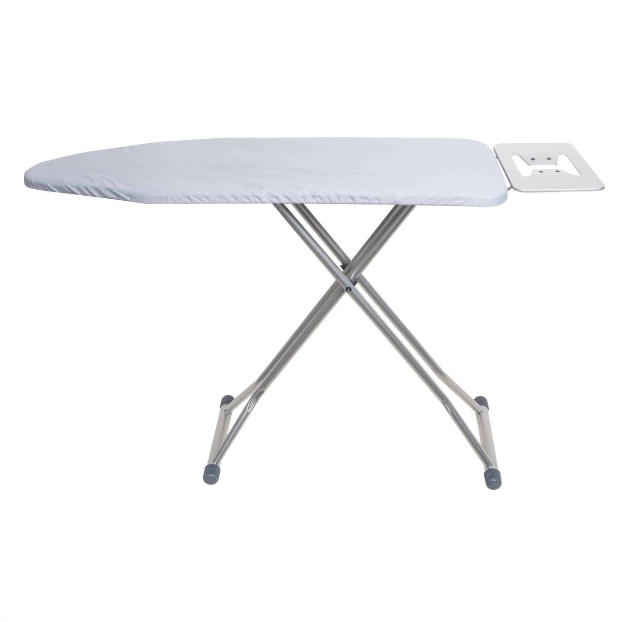 Masa de calcat cu cadru metalic, priza si suport pentru fier, 112x36x107cm