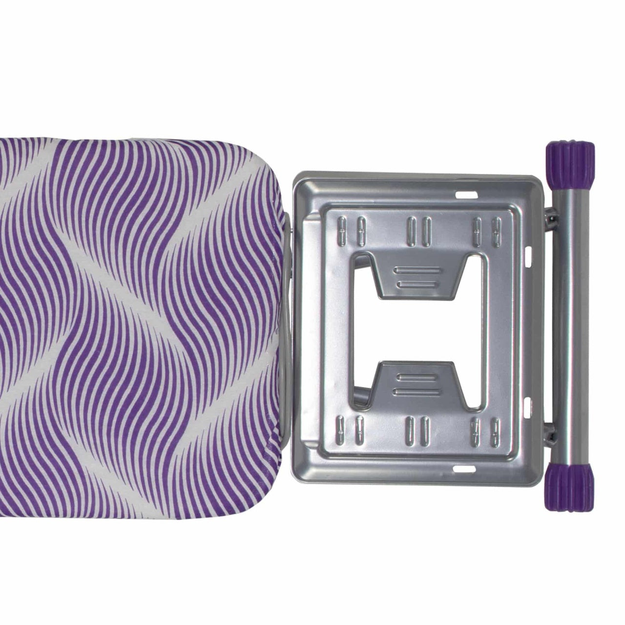 Masa de calcat cu cadru metalic si priza, blat 114x38 cm, stabila si practica